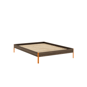 Karup Design Core Bed Frame 140x200 Carob Brown/Solar Orange
