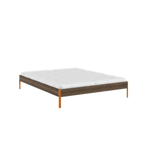 Karup Core Bed Frame 160x200 Carob Brown/Solar Orange