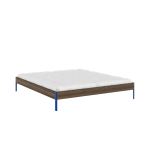 Karup Design Core Bed Frame 180x200 Carob Brown/Vivid Blue