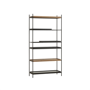 Woud Tray Configuration 19 Shelving System High Black/ Walnut