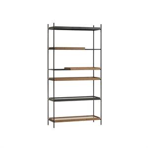 Woud Tray Configuration 20 Shelving System High Black/ Walnut