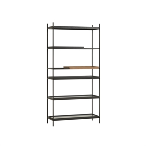 Woud Tray Configuration 21 Shelving System High Black/ Walnut