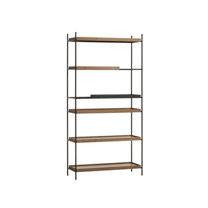 Woud Tray Configuration 22 Shelving System High Black/ Walnut