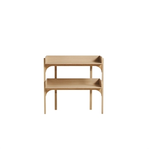 Woud Utility Shelf White Pigmented Oak