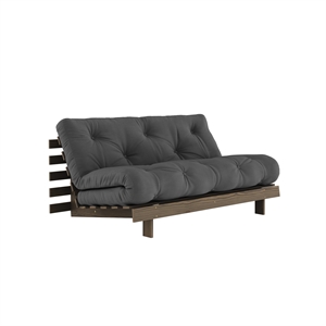 Karup Roots Sofa Bed 160x200 Carob Brown/734 Dark Grey