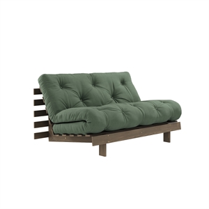 Karup Roots Sofa Bed 140x200 Carob Brown/756 Olive Green