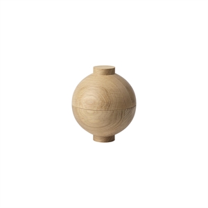 Kristina Dam Studio Wooden Sphere Bowl Oiled Oak