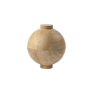 Kristina Dam Studio Wooden Sphere Bowl Oiled Oak XL