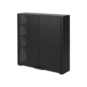 Kristina Dam Studio Grid Wall Cabinet Black