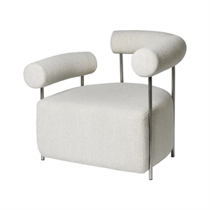 Kristina Dam Studio Solitude Armchair Left Off White