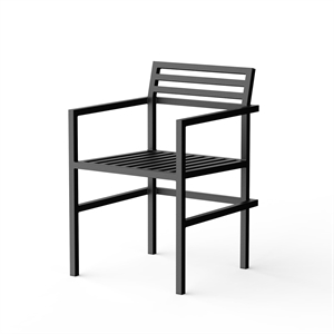 NINE 19 Outdoors Outdoor Chair with Armrests Black