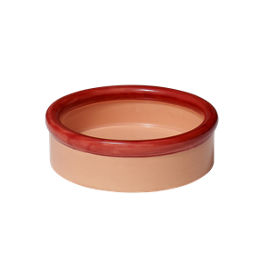 NINE ROD Ceramic Bowl Red/ Coral