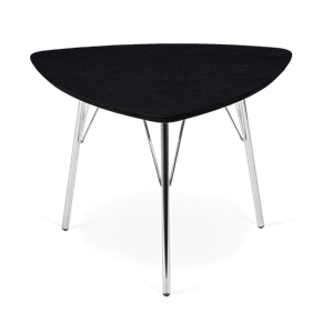 VERMUND VL1310 Coffee Table Black Oak/Chrome Frame