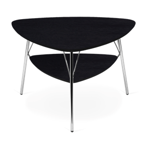 VERMUND VL1312 Coffee Table Black Oak/Chrome Frame