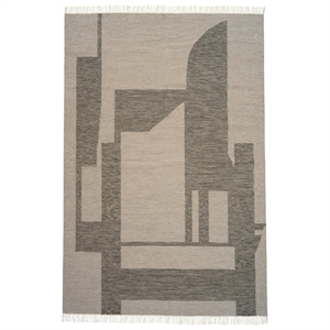 Kristina Dam Studio Contemporary Kilim Carpet Off-white/ Gray 300 cm