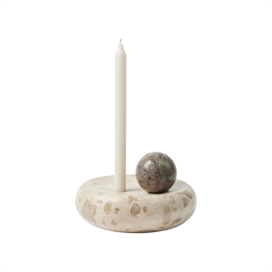 Kristina Dam Studio Coherent Sculpture Candlestick Brown/Dark Brown