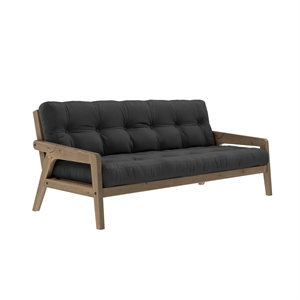 Karup Grab Sofa Bed Carob Brown/734 Dark Grey