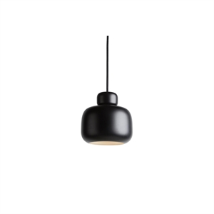 Woud Stone Pendant Small Black