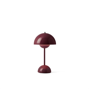 &Tradition Flowerpot VP9 Portable Lamp Dark Plum