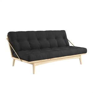 Karup Folk Sofa Clear Lacquered Pine/ 734 Dark Grey