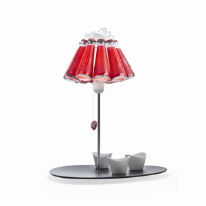 Ingo Maurer Campari Bar Table Lamp Red