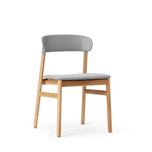 Normann Copenhagen Herit Dining Chair Upholstered Oak/Gray