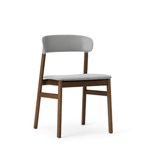 Normann Copenhagen Herit Dining Chair Upholstered Smoked Oak/Gray