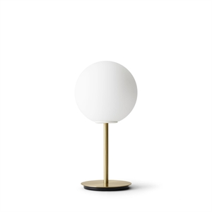 Audo TR Table Lamp Brushed Brass with Matt Opal Bulb