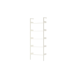 &Tradition Rombe Full Bay IF1 Shelves Bookcase Lacquered Oak/Alabaster