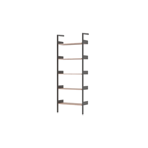&Tradition Rombe Full Bay IF1 Shelves Bookcase Lacquered Walnut