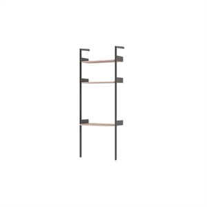&Tradition Rombe Full Bay IF2 Desk Shelving Unit Lacquered Walnut