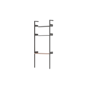 &Tradition Rombe Full Bay IF2 Desk Shelving Lacquered Walnut/Anthracite