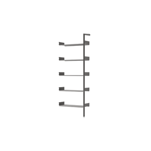 &Tradition Rombe Bay IF4 Shelves Extra Shelf Lacquered Walnut/Anthracite