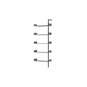 &Tradition Rombe Bay IF4 Shelves Extra Shelf Lacquered Walnut/Anthracite