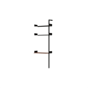 &Tradition Extra Shelf For Rombe Bay IF5 Lacquered Walnut/ Anthracite