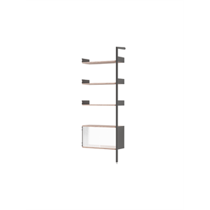 &Tradition Rombe Bay IF6 Cabinet Extra Shelf Lacquered Walnut
