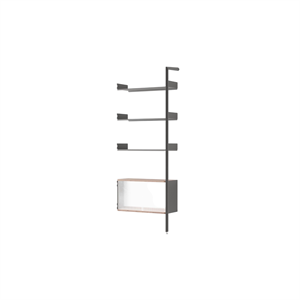 &Tradition Rombe Bay IF6 Cabinet Extra Shelf Lacquered Walnut/Anthracite