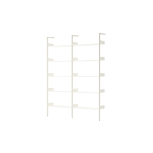 &Tradition Rhomb IF1 &IF4 Shelving Configuration A Lacquered Oak/Alabaster