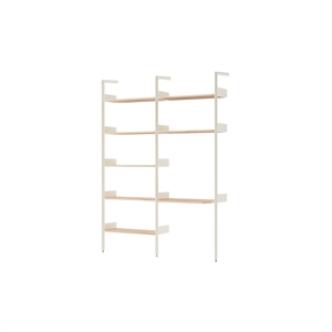 &Tradition Rhomb IF1 &IF5 Shelving Configuration B Lacquered Oak