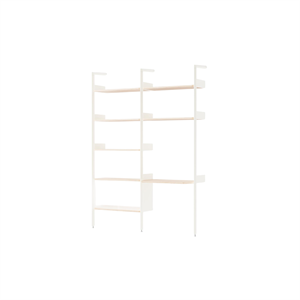 &Tradition Rhomb IF2 &IF6 Shelving Configuration D Lacquered Oak