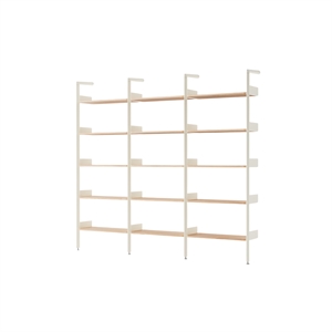 &Tradition Rhomb IF1 &IF4 & IF4 Shelving Configuration F Lacquered Oak