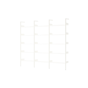 &Tradition Rhomb IF1 &IF4 & IF4 Shelving Configuration F Lacquered Oak/Alabaster