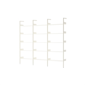&Tradition Rhomb IF1 &IF4 & IF4 Shelving Configuration F Lacquered Oak/Alabaster