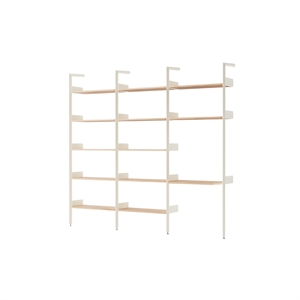 &Tradition Rhomb IF1 &IF4 & IF5 Shelving Configuration G Lacquered Oak