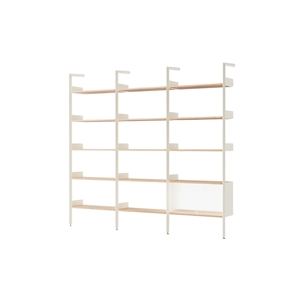 &Tradition Rhomb IF1 &IF4 & IF6 Shelving Configuration H Lacquered Oak