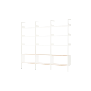 &Tradition Rombe IF3 &IF6 & IF6 Shelving Configuration K Lacquered Oak/Alabaster