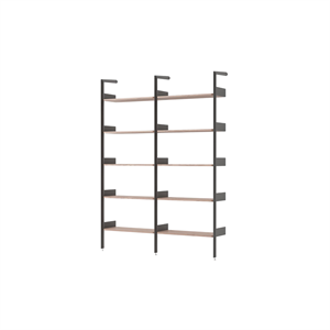 &Tradition Rhomb IF1 &IF4 Shelving Configuration A Lacquered Walnut