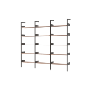 &Tradition Rhomb IF1 &IF4 & IF4 Shelving Configuration F Lacquered Walnut