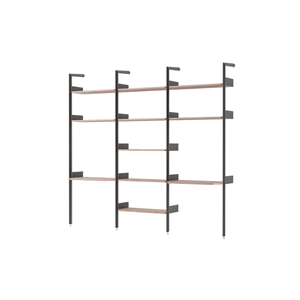 &Tradition Rhomb IF2 &IF4 & IF5 Shelving Configuration In Lacquered Walnut