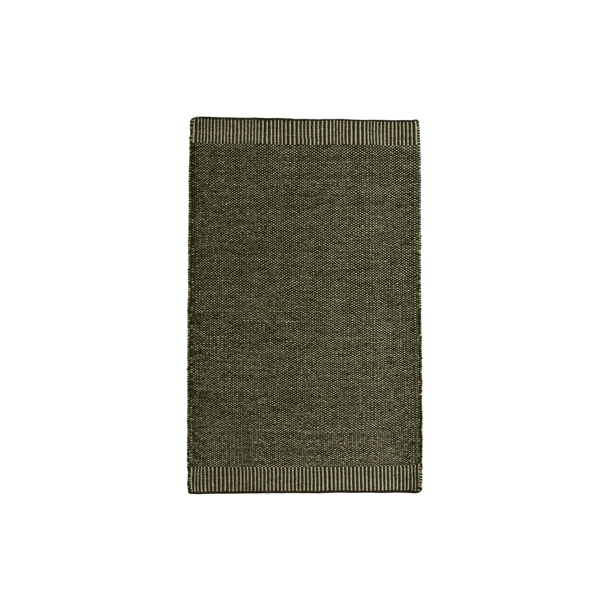 Woud Rombo Carpet 240x170 cm Off White/ Moss Green